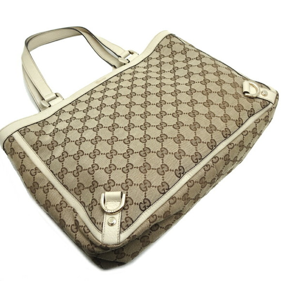 GUCCI Abby Tote Bag 170004 GG Canvas Ivory - Picture 3 of 10